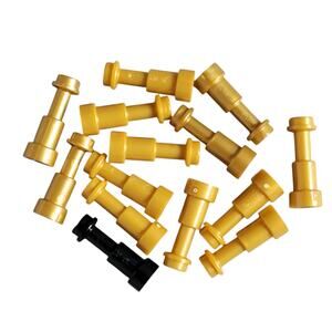 LEGO Telescope Lot of‎ 14 Gold Black 64644 Replacement Pieces Parts Handheld
